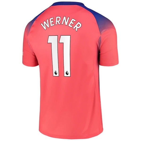 Maillot Football Chelsea NO.11 Werner Third 2020-21 Orange